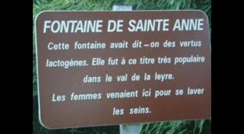 Fontaine Sainte Anne