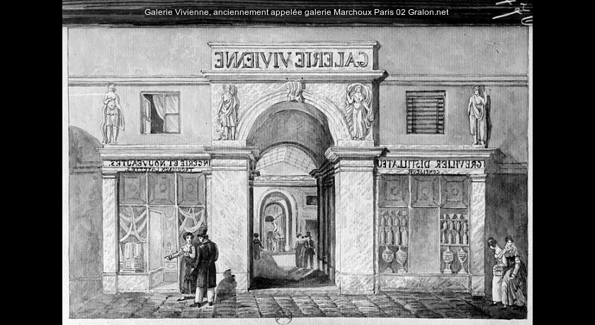Galerie Vivienne, anciennement appelée galerie Marchoux
