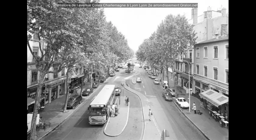 Histoire de l'avenue Cours Charlemagne à Lyon