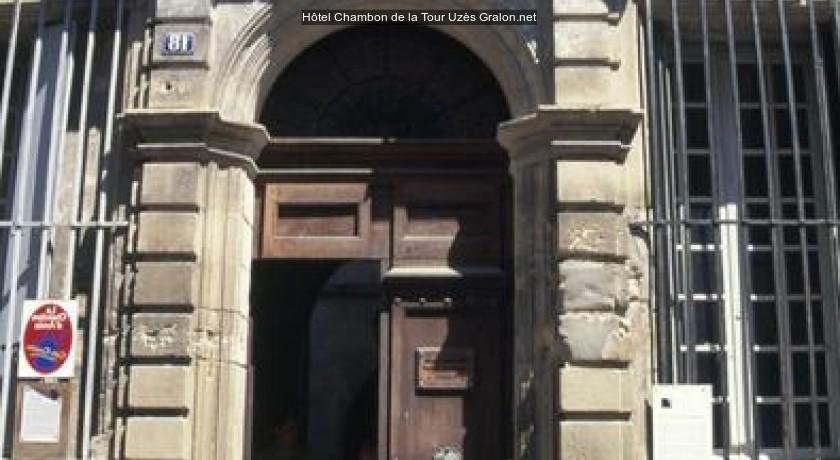 Hôtel Chambon de la Tour