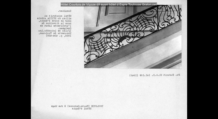 Hôtel Courtois de Viçoze dit aussi hôtel d'Espie