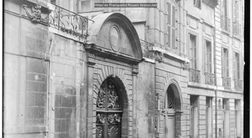 Hôtel de franquetot Rouen tourisme