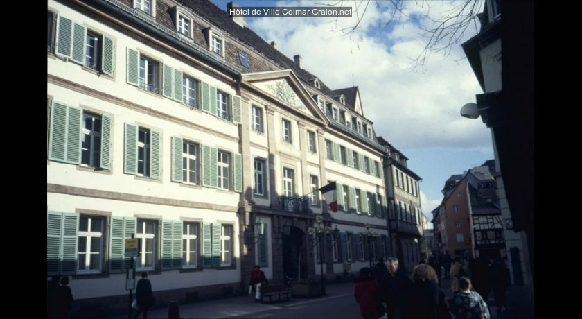 Hôtel de ville Colmar tourisme