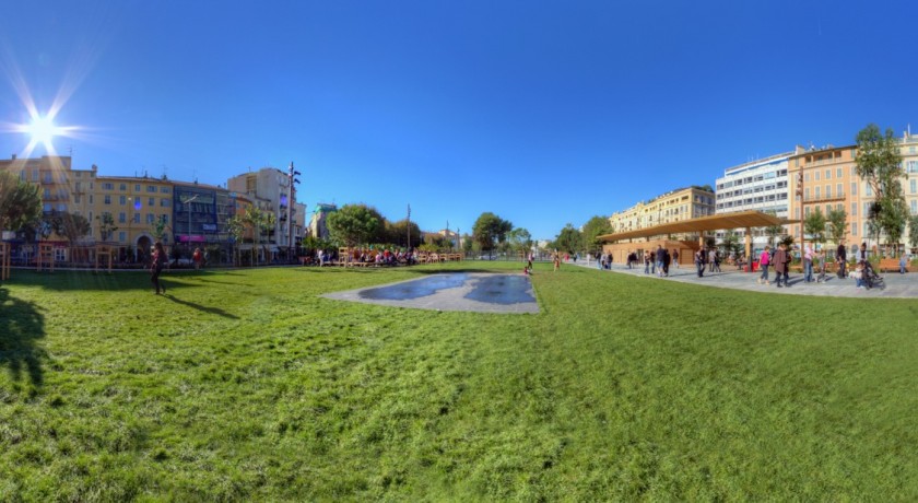 Jardin de la promenade du Paillon