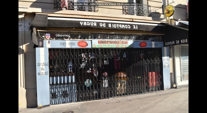 L'Aviatic Bar, café, Paris XV