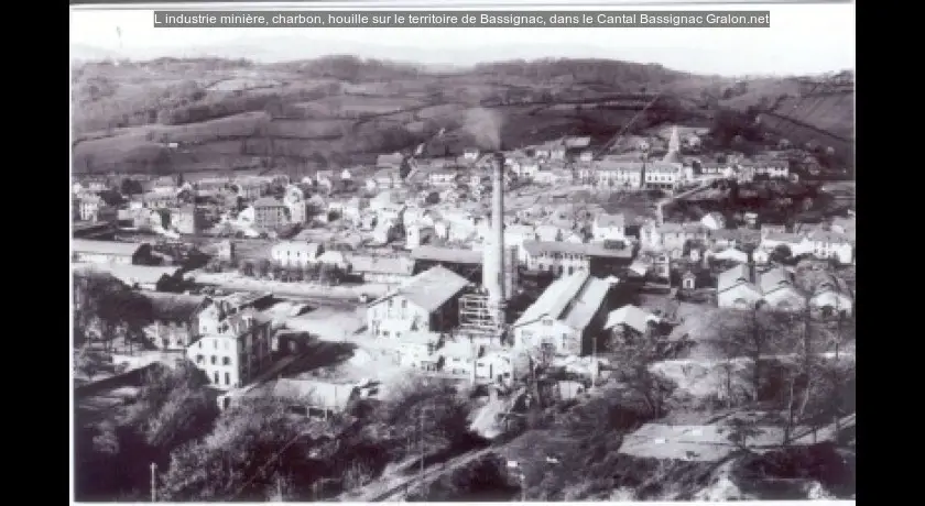 L'industrie minière, charbon, houille sur le territoire de Bassignac, dans le Cantal