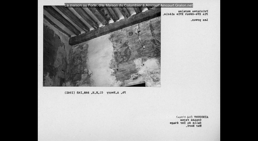 La maison ou Forte, dite Maison du Colombier à Aincourt
