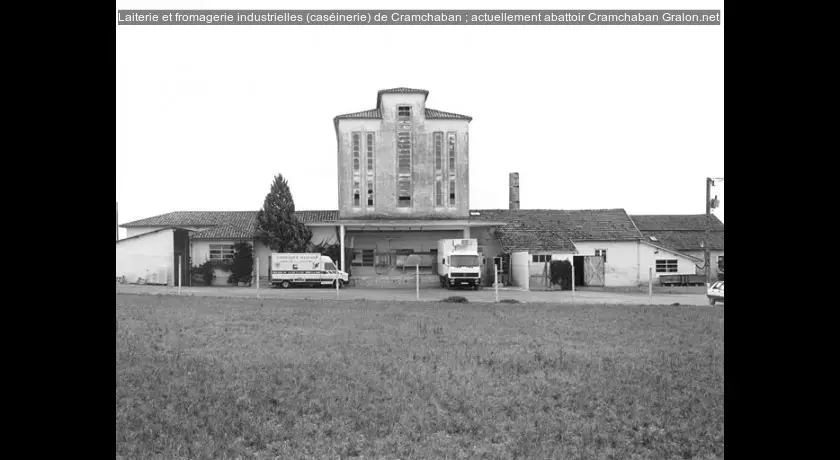 Laiterie et fromagerie industrielles (caséinerie) de Cramchaban ; actuellement abattoir
