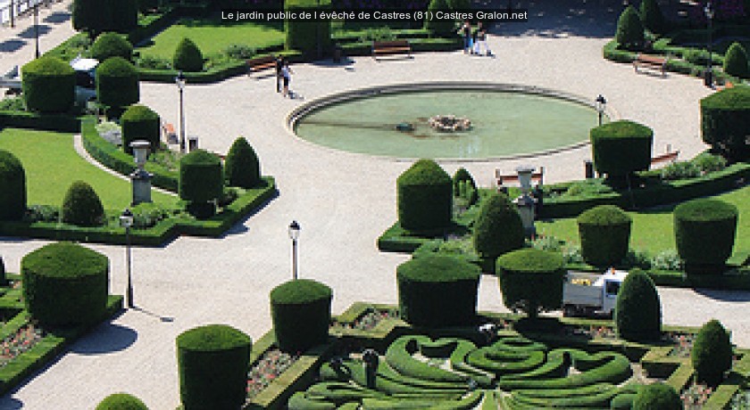 Le jardin public de l'évêché de Castres (81)