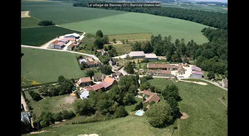 Le village de Bannay (51)