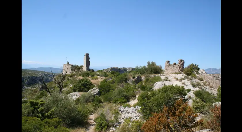 Les ruines du château de Tautavel 