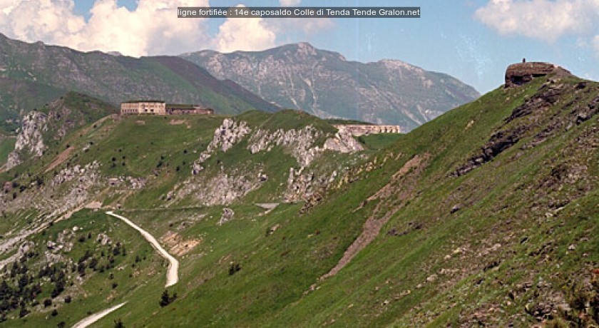 ligne fortifiée : 14e caposaldo Colle di Tenda