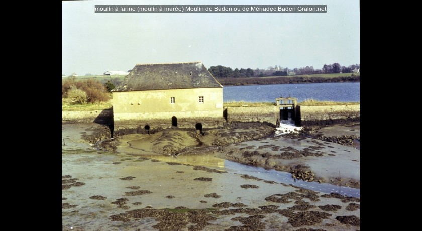 moulin à farine (moulin à marée) Moulin de Baden ou de Mériadec