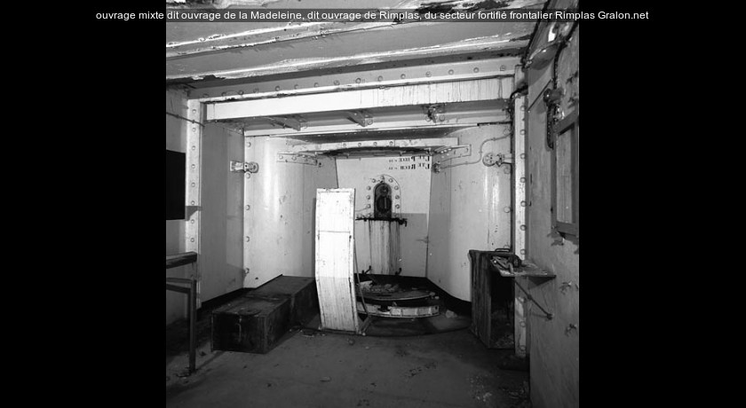 ouvrage mixte dit ouvrage de la Madeleine, dit ouvrage de Rimplas, du secteur fortifié frontalier