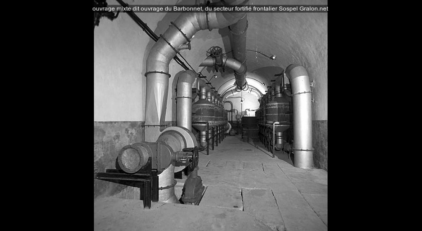 ouvrage mixte dit ouvrage du Barbonnet, du secteur fortifié frontalier