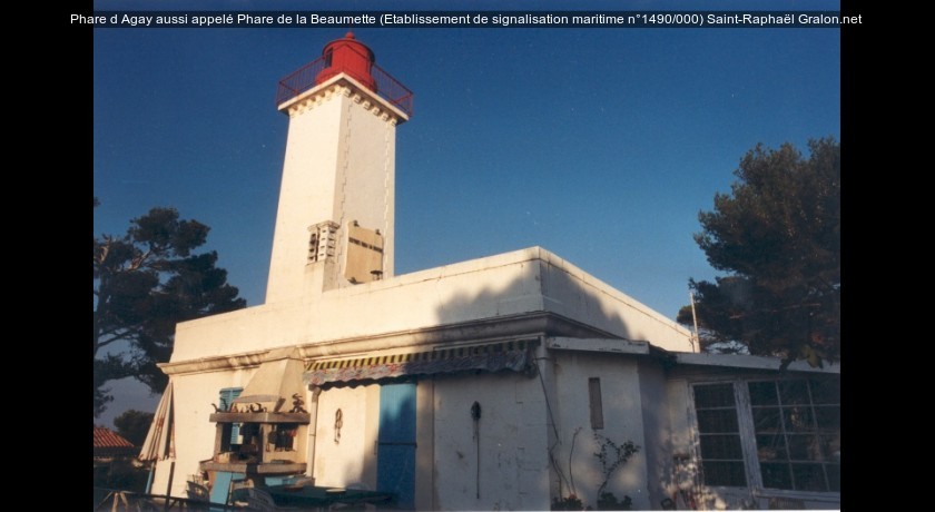 Phare d'agay aussi appelé phare de la beaumette (etablissement de