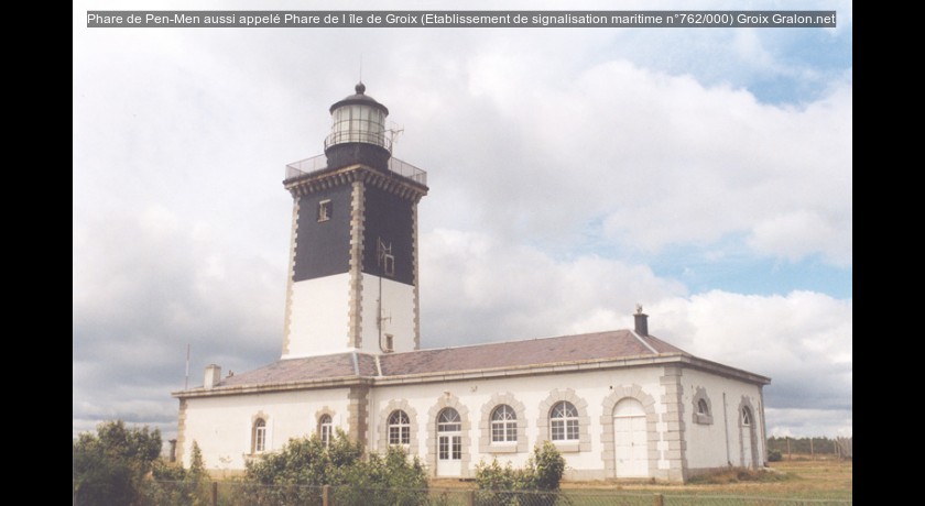 Phare de Pen-Men aussi appelé Phare de l'île de Groix (Etablissement de signalisation maritime n°762/000)
