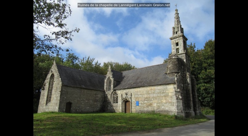 Ruines de la chapelle de Lannégant
