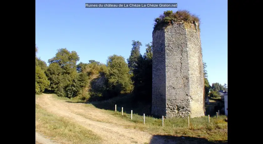 Ruines du château de La Chèze
