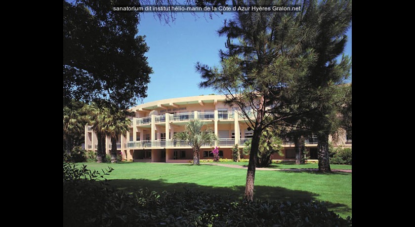 sanatorium dit institut hélio-marin de la Côte d'Azur