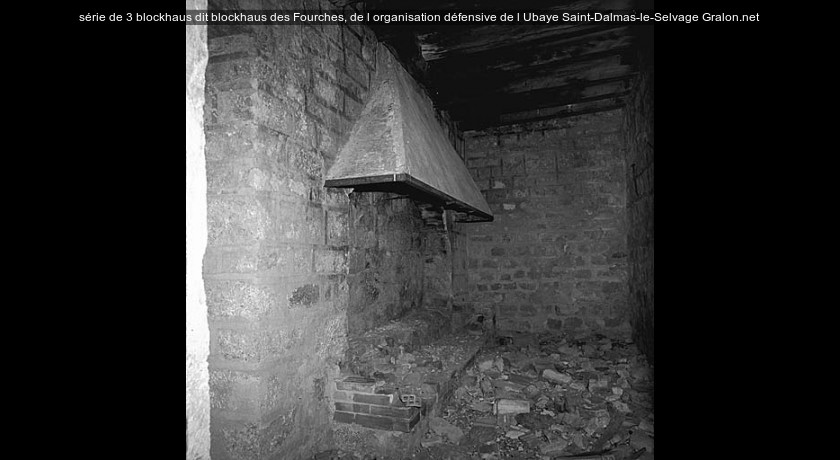 série de 3 blockhaus dit blockhaus des Fourches, de l'organisation défensive de l'Ubaye