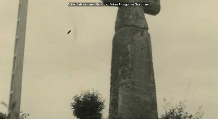 Stèle christianisée dite Kroaz-Méan