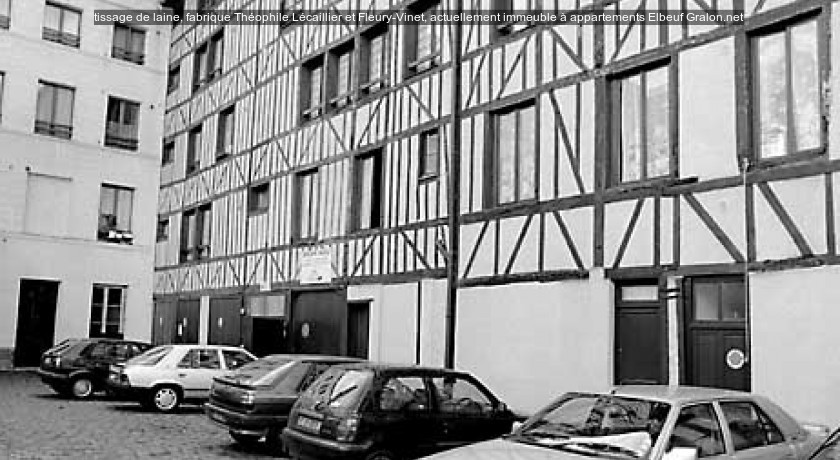 tissage de laine, fabrique Théophile Lécaillier et Fleury-Vinet, actuellement immeuble à appartements