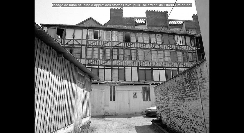 tissage de laine et usine d'apprêt des étoffes Dévé, puis Thillard et Cie