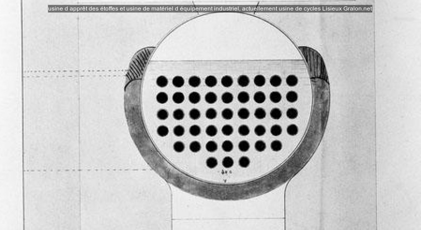 usine d'apprêt des étoffes et usine de matériel d'équipement industriel, actuellement usine de cycles