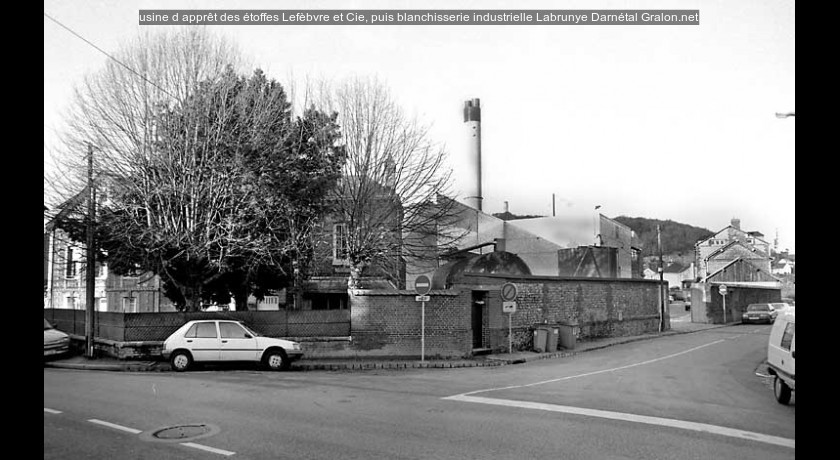 usine d'apprêt des étoffes Lefèbvre et Cie, puis blanchisserie industrielle Labrunye
