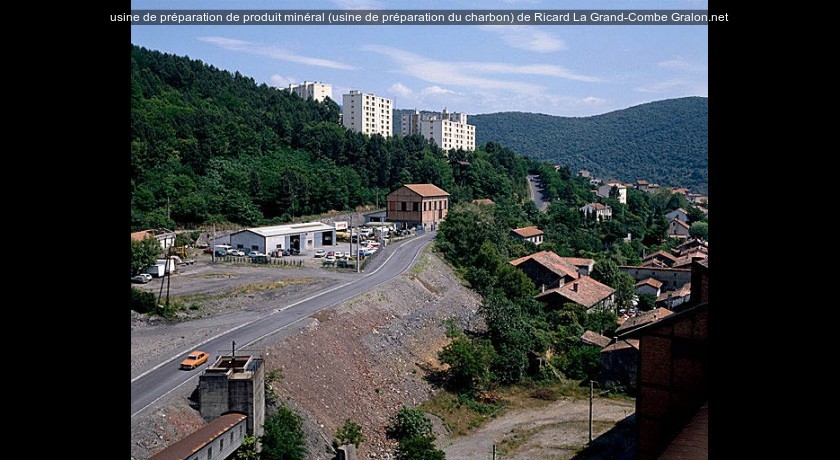 usine de préparation de produit minéral (usine de préparation du charbon) de Ricard