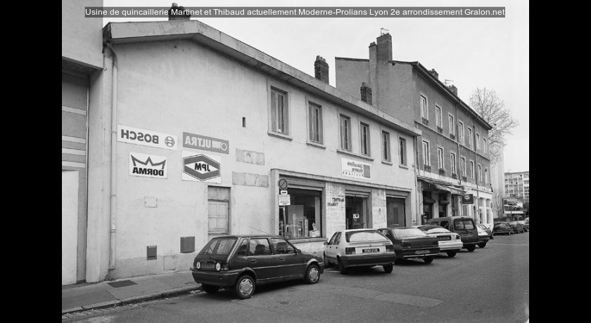 Usine de quincaillerie Martinet et Thibaud actuellement Moderne-Prolians