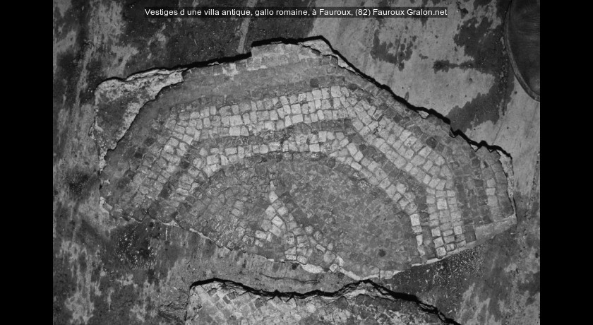 Vestiges d'une villa antique, gallo romaine, à Fauroux, (82)