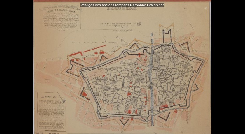 Vestiges des anciens remparts