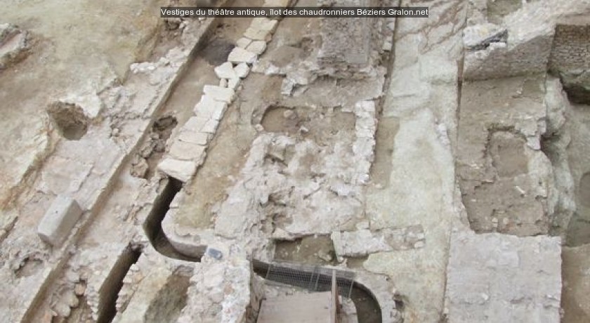 Vestiges du théâtre antique, îlot des chaudronniers