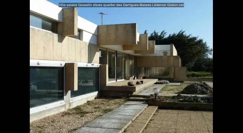 Villa solaire Gosselin située quartier des Garrigues-Basses